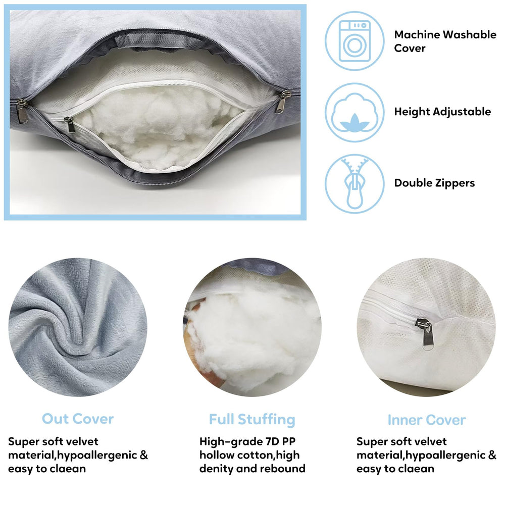 Wodsfay pillow helps with targeted pressure relief for sciatica and back discomfort.