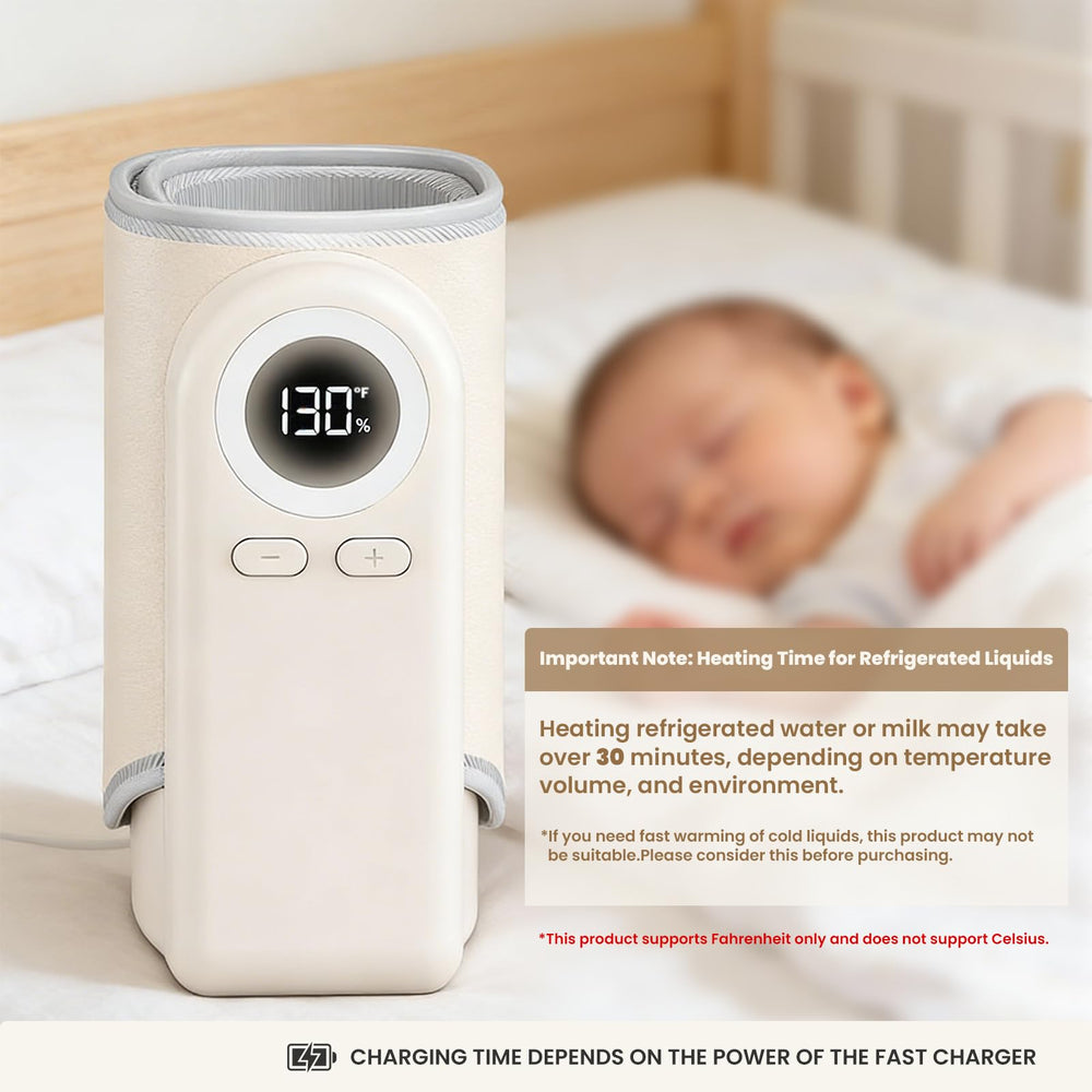 Woitury bottle warmer adjustable Velcro fits most bottle sizes securely.