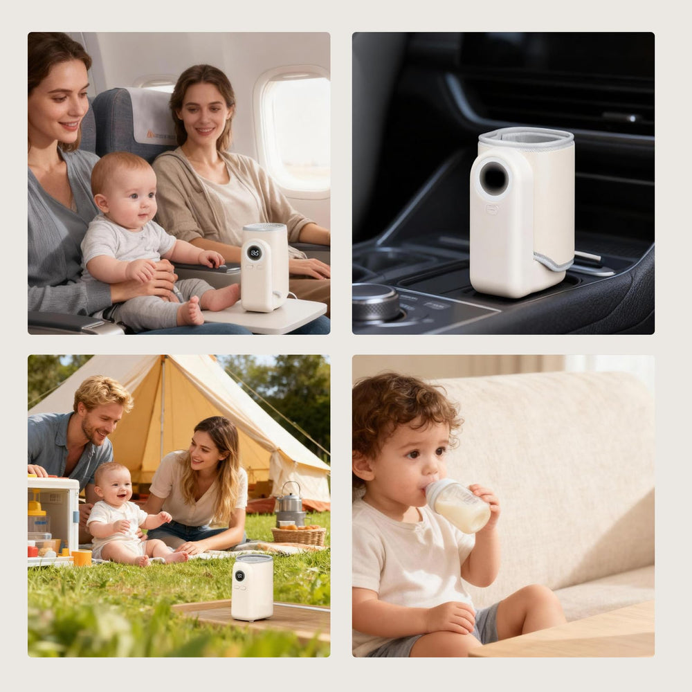 Woitury bottle warmer offers no-water-needed direct heat transfer.