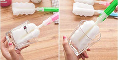 WOIWO Mr. Gentleman milk-bottle brush cleans narrow openings with ease