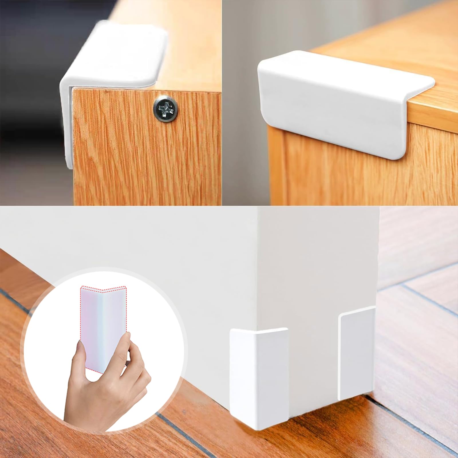 WOLAIYE 8-pack interior corner guards provide versatile room protection.