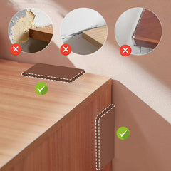 WOLAIYE soft-edge wall protectors blend into interior design.