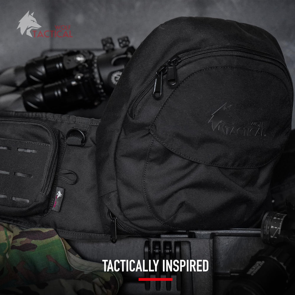 Wolf Tactical hip carrier anti-slip patch close-up for safety