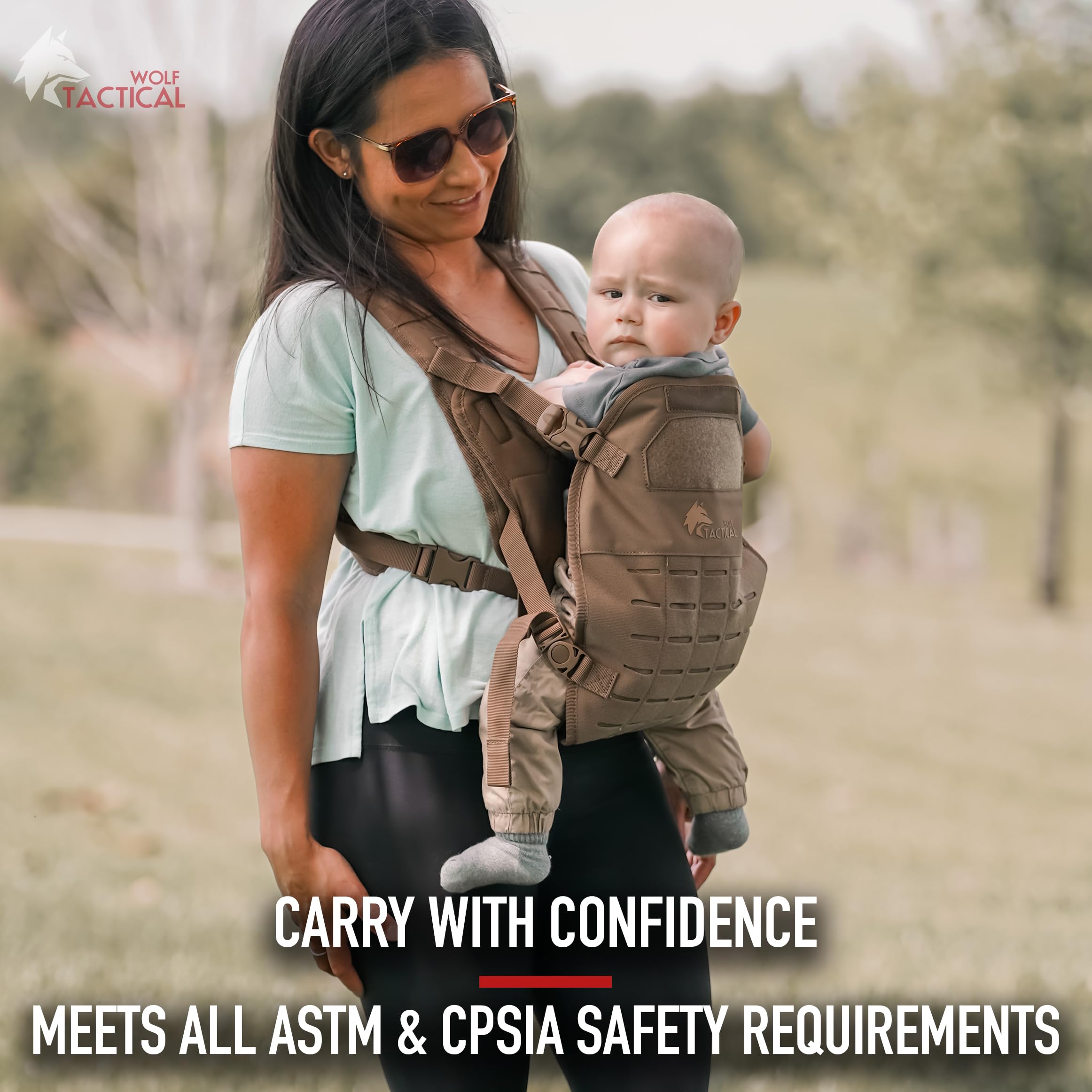 WOLF TACTICAL padded shoulder straps reduce strain during extended wear