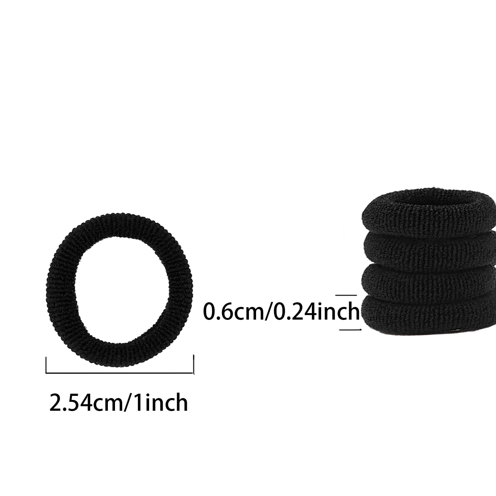 WOLVINA mini hair ties ideal for ponytails and braids with no snagging.
