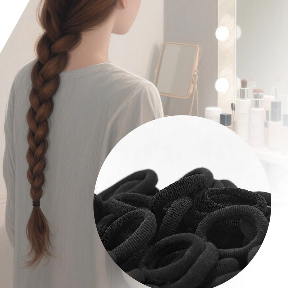 Travel-friendly WOLVINA hair bands fit easily in a pocket for on-the-go styling.