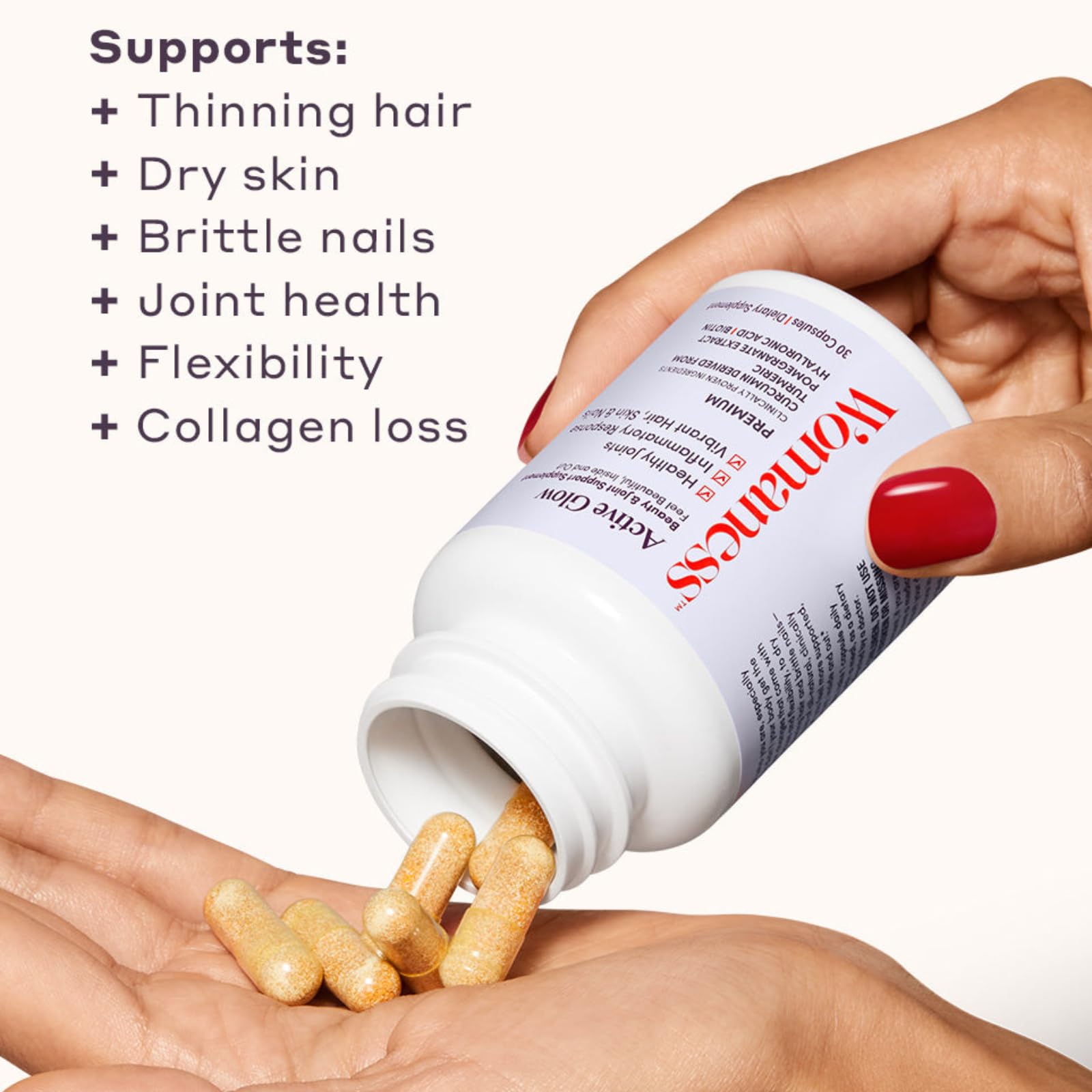 Longvida curcumin visual representing joint comfort support.