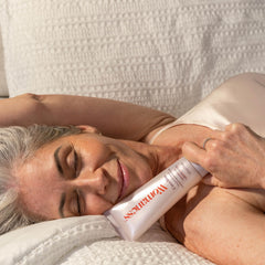 Body care scene emphasizing massage and external application of Coco Bliss