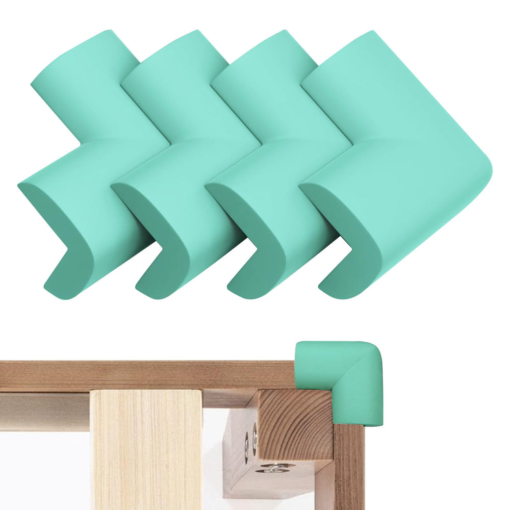 Wome bed frame corner protector black 4-pack cushions sharp edges for kids and seniors in the home