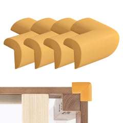 Wome bed frame corner protector in black cushions sharp edges, reducing bump risks for kids and seniors