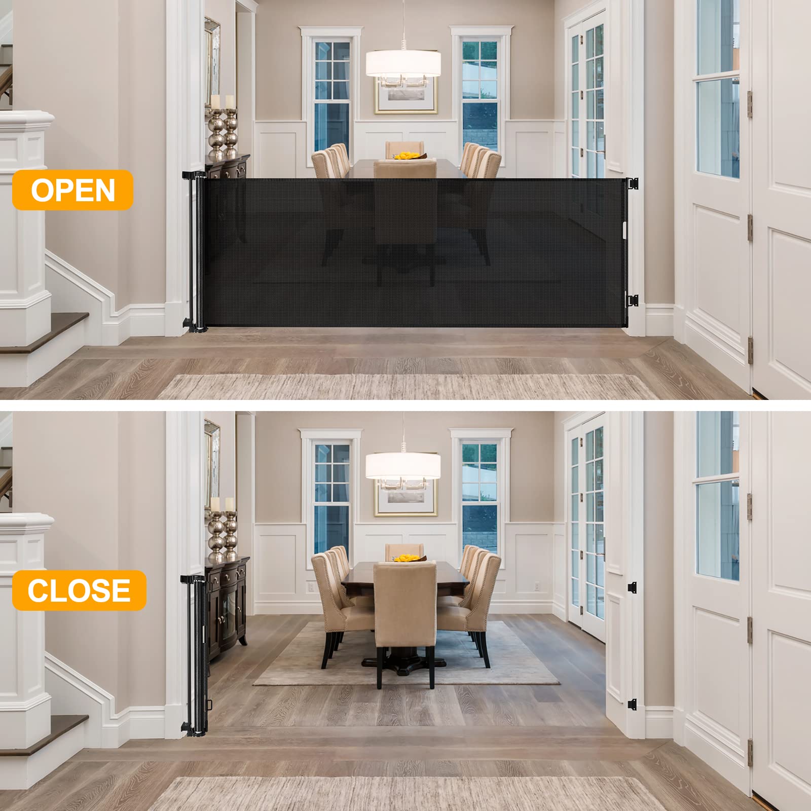 WOMHOM baseboard-fit design adapts to any baseboard without spacers.