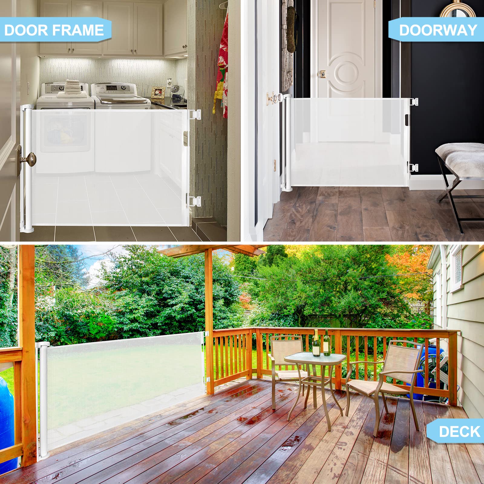 WOMHOM baby-safe design, easy to open for adults and barriers for children.