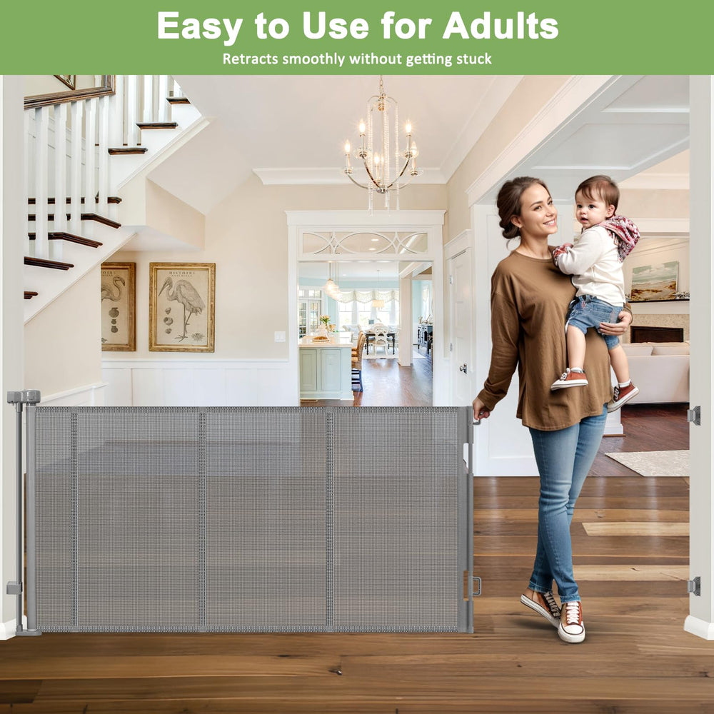 WOMHOM indoor-outdoor compatibility fits large openings, versatile placement.