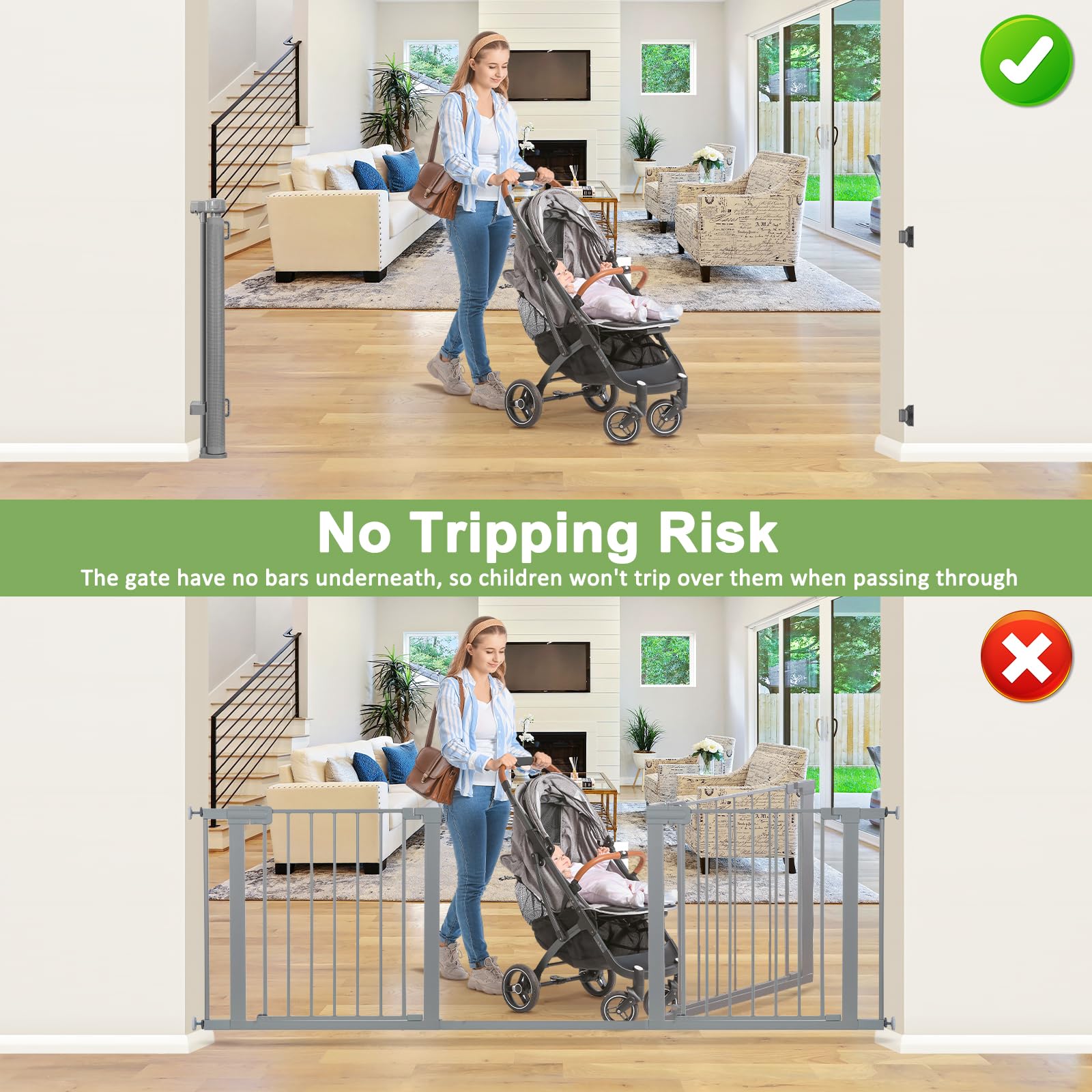 WOMHOM reinforced-wide opening coverage supports 0-100 inches.