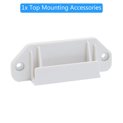 WOMHOM retractable gate bottom mounting bracket provides solid anchoring.