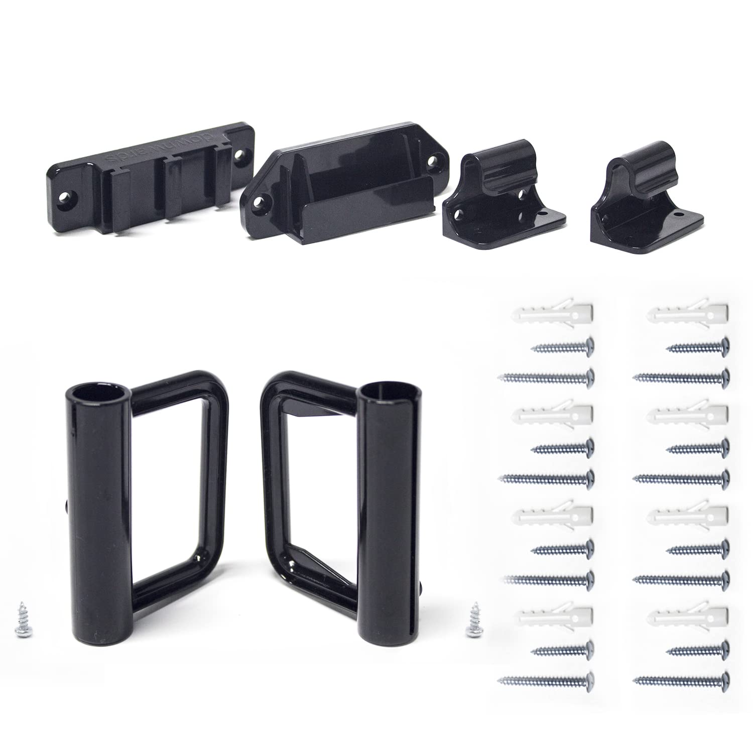 WOMHOM top mounting bracket for retractable gate provides stable wall mounting.