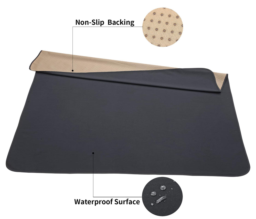 WOMUMON splat mat with waterproof surface wipes clean after spills