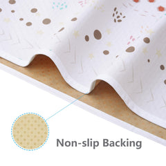 WOMUMON Washable Spill Mat with waterproof surface for quick wipe