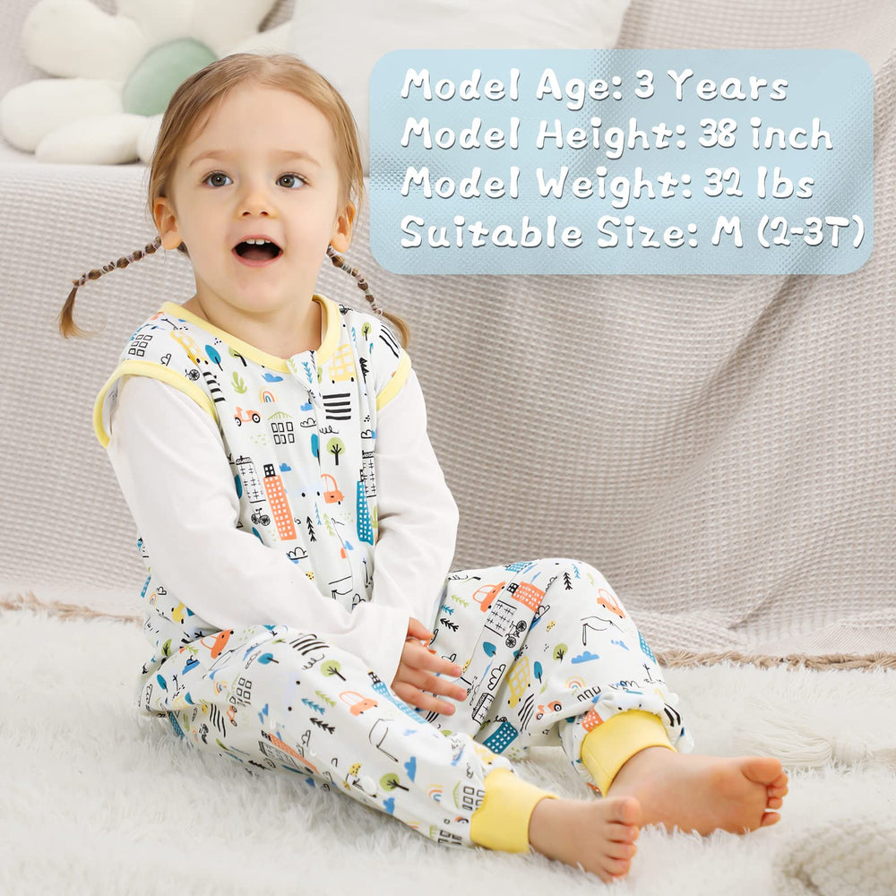 WONDAY 0.5 tog breathable cotton sleep sack keeps warmth balanced