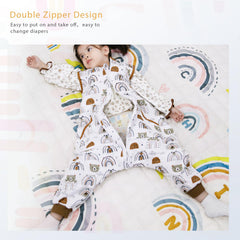 WONDAY two-way zipper enables easy diaper changes.