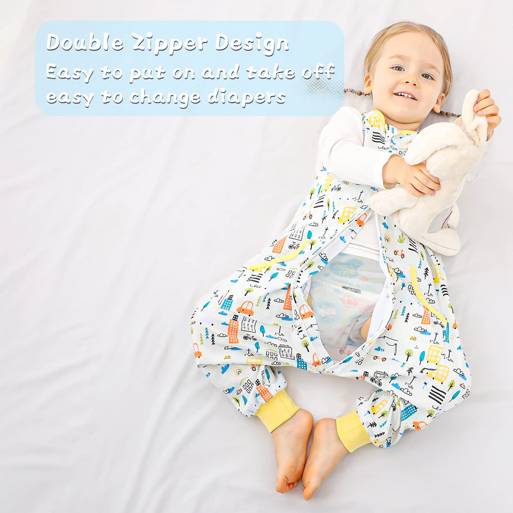 WONDAY sleeveless sleep sack promotes airflow and comfort