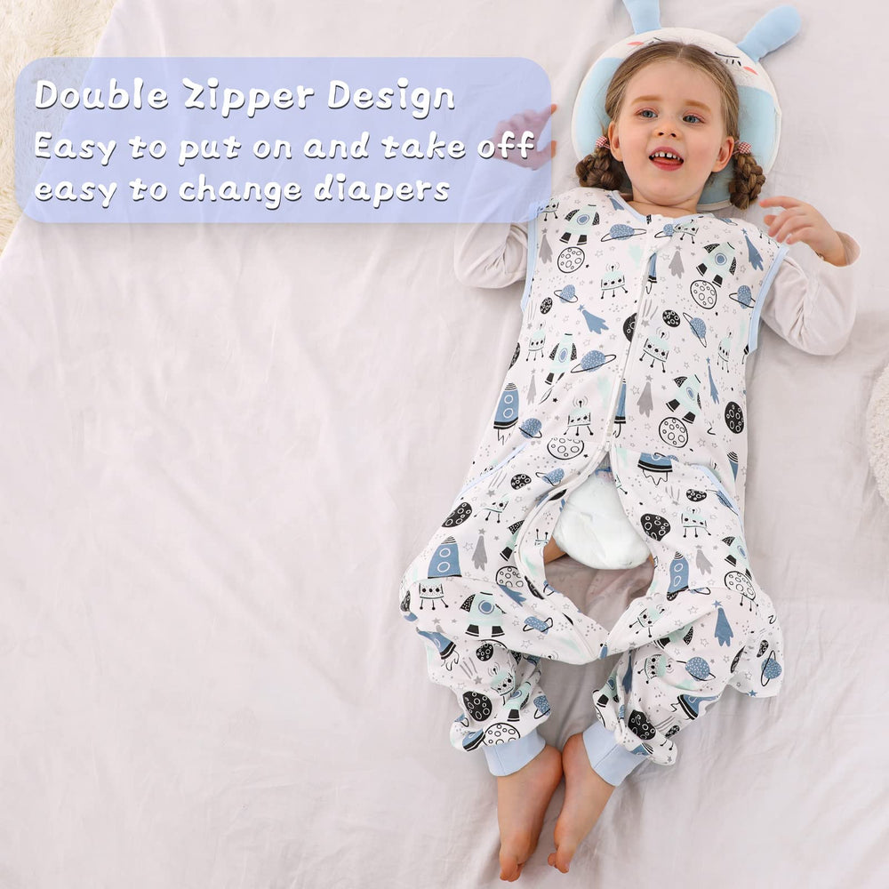 WONDAY sleep sack roomy hip-friendly fit supports natural leg movement