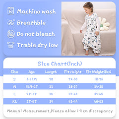WONDAY sleep sack fabric buttery soft cotton breathable on skin