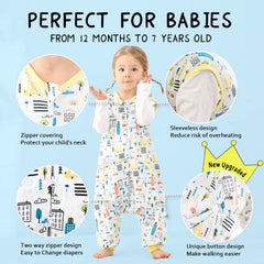 WONDAY sleep sack shows bottom two-way zipper for quick diaper changes