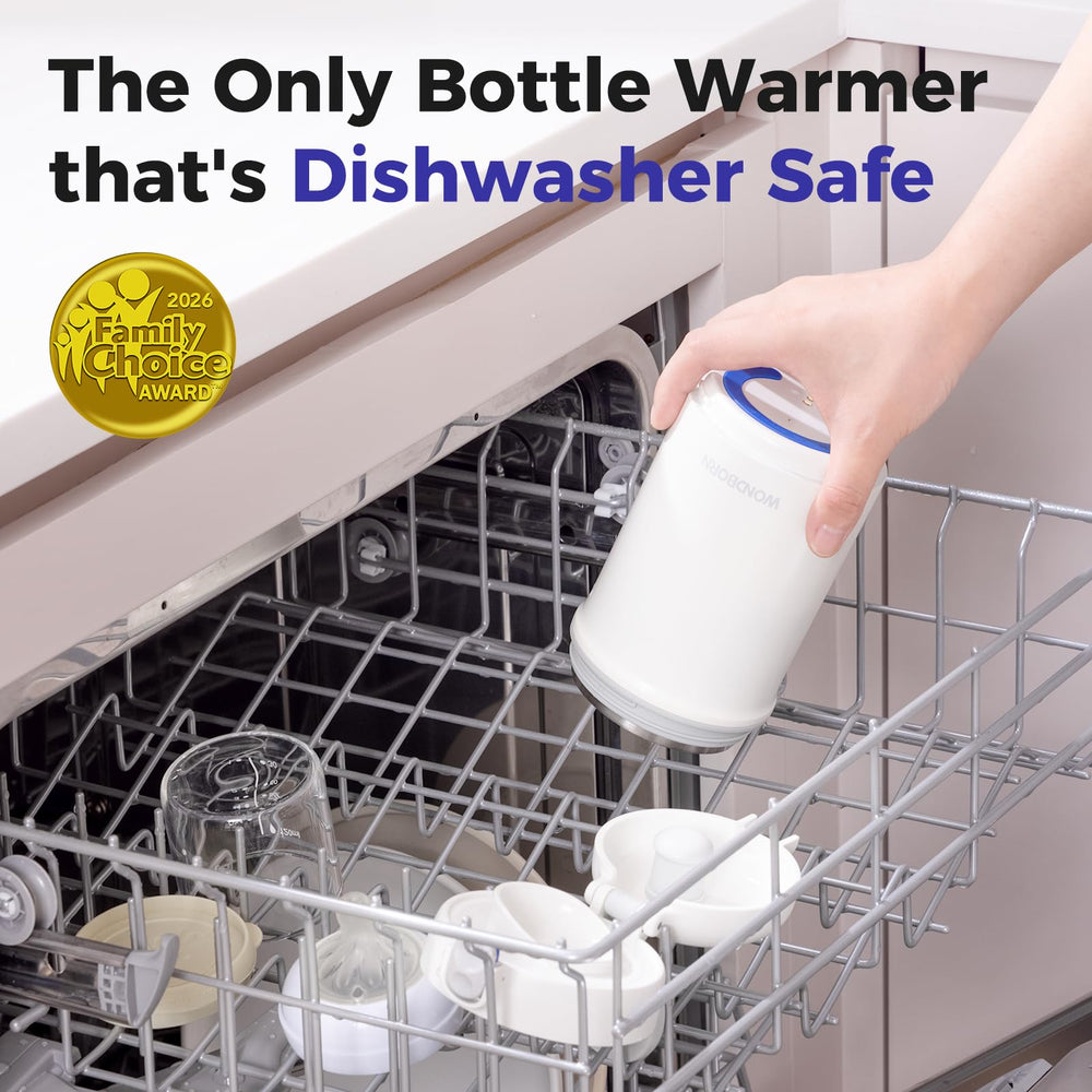 WONDBORN interior is easily cleaned through wide opening and dishwasher-safe design.