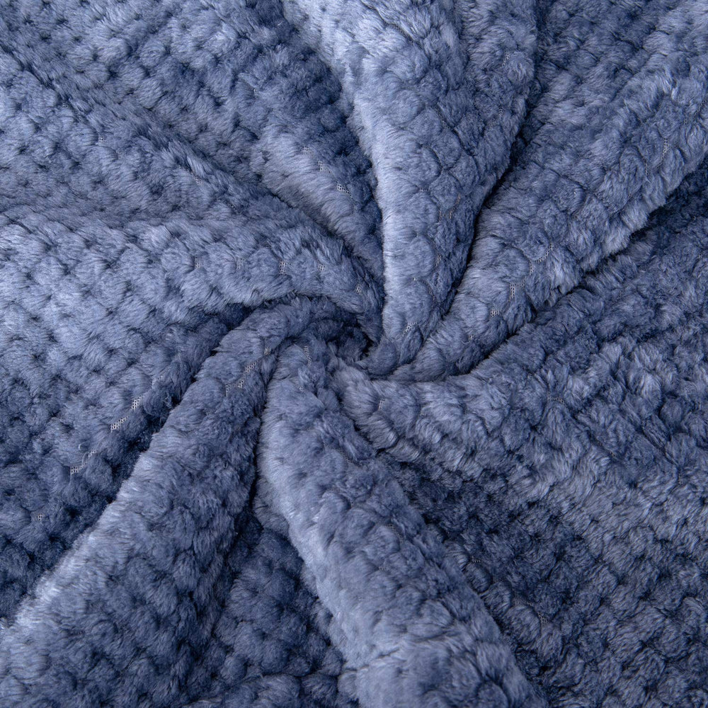 WONDER MIRACLE blanket in DG-Smoked Blue ideal for crib and stroller.