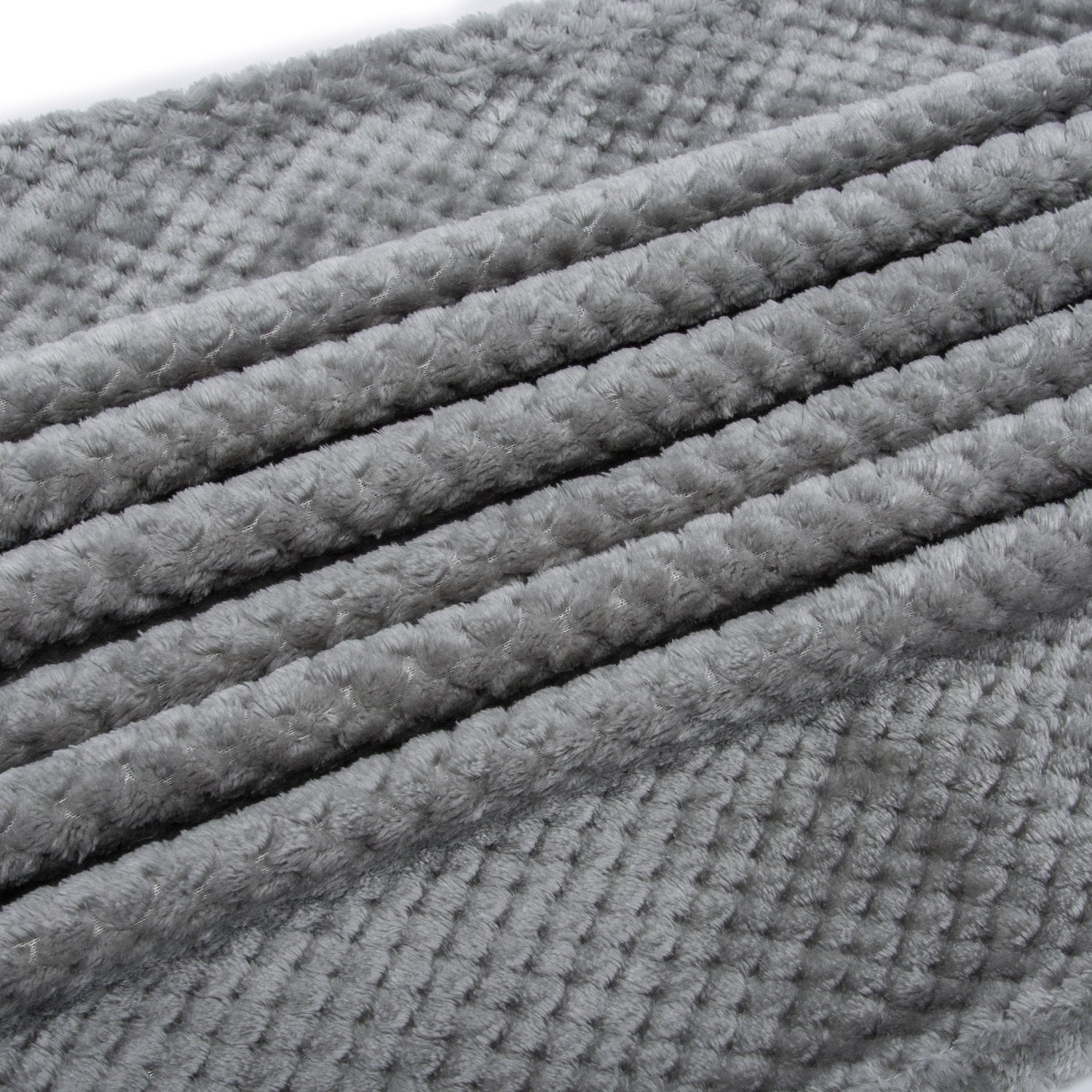 Wonder Miracle gray Flint blanket complements nursery decor