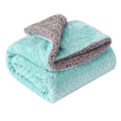 Wonder Miracle fuzzy blanket for baby crib offers soft comfort during naps.