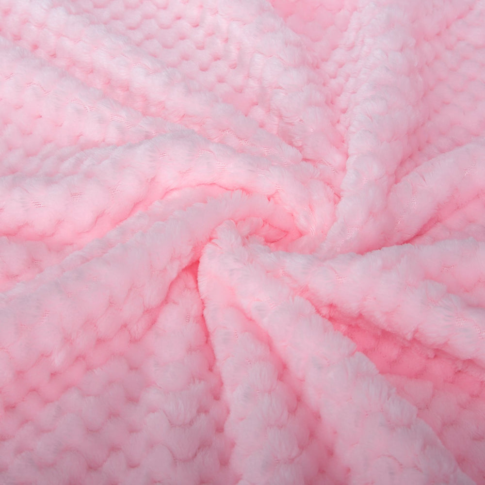 WONDER MIRACLE fuzzy blanket in car seat offers breathable warmth.