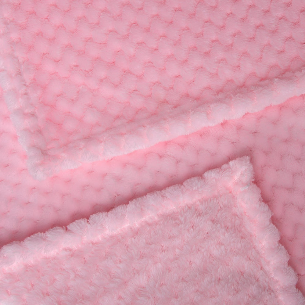 WONDER MIRACLE fuzzy blanket in stroller adds soft comfort during outings.