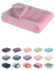 WONDER MIRACLE fuzzy blanket texture provides gentle warmth for babies.