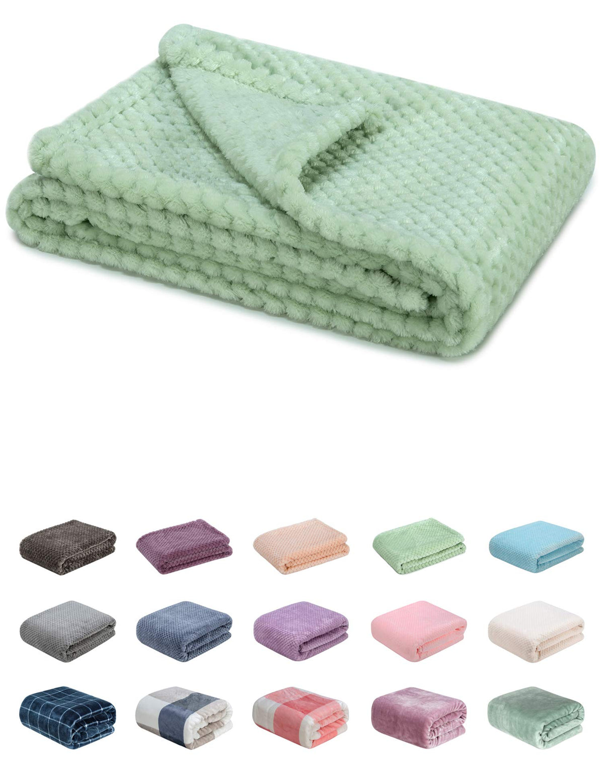 Wonder Miracle fuzzy blanket in coral fleece ideal for crib and naps.