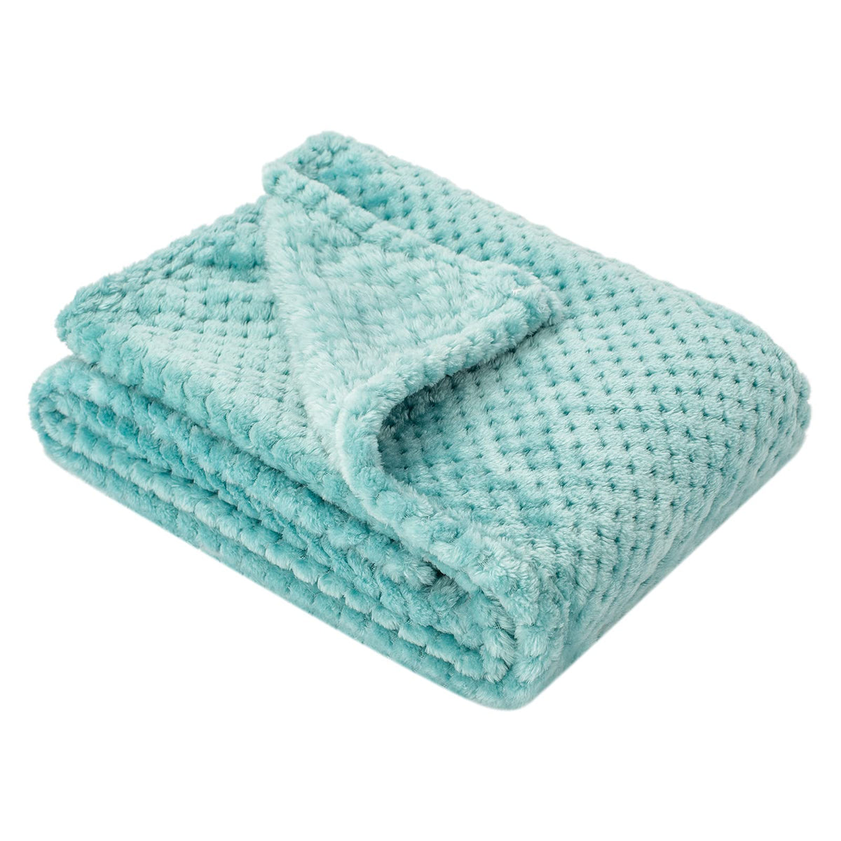 Wonder Miracle fuzzy blanket blue-crib offers soft warmth for baby naps