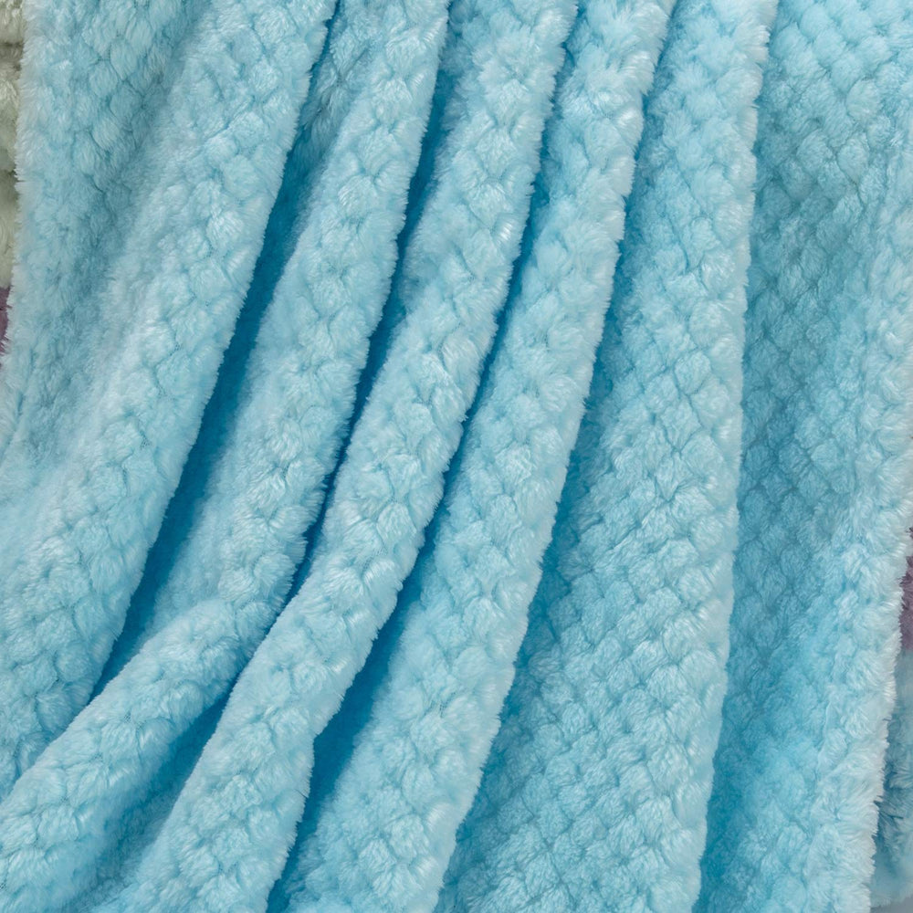 WONDER MIRACLE fuzzy blanket durable breathable fabric for year-round use