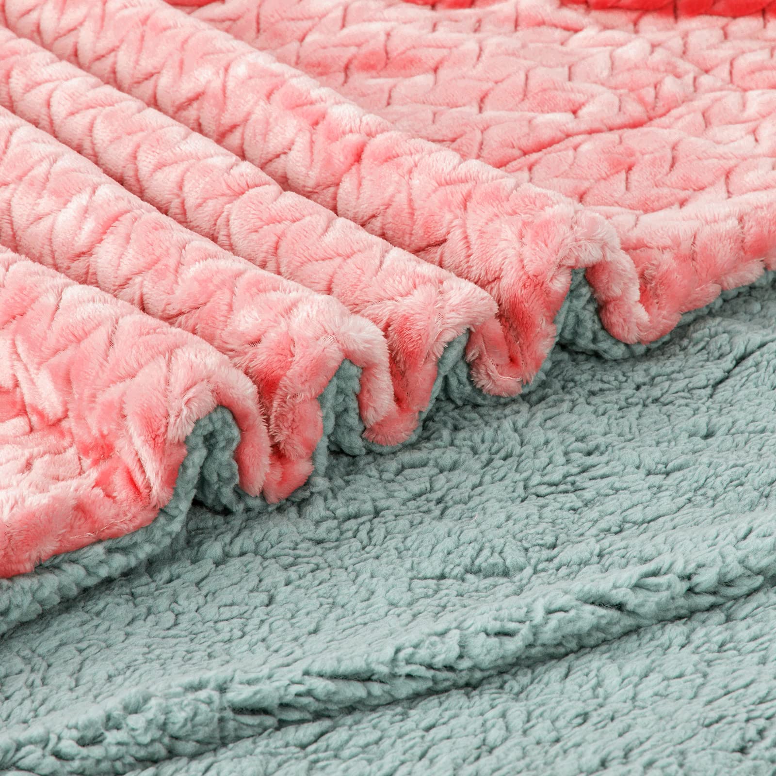 Wonder Miracle fuzzy blanket folded neatly, easy storage and quick cover.