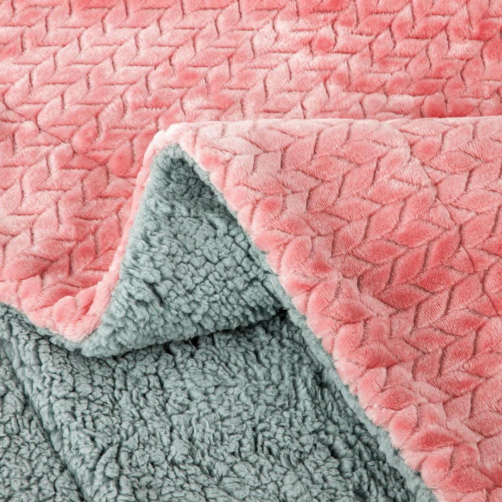 Wonder Miracle fuzzy blanket outdoors, soft warmth for sunny days and evening walks.