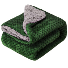 WONDER MIRACLE fuzzy baby blanket with plush coral fleece warmth for crib or stroller