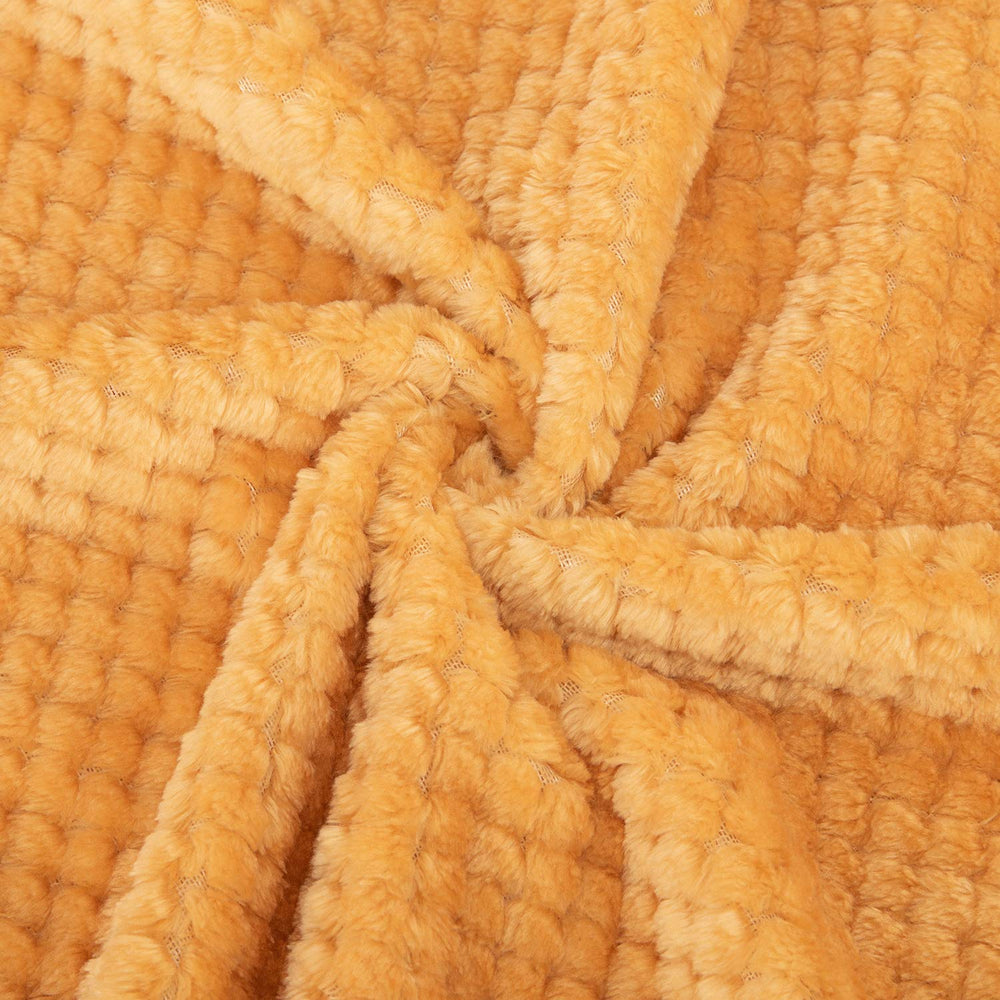WONDER MIRACLE fuzzy blanket used as stroller cover during outings