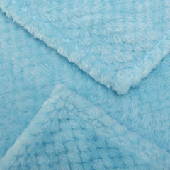 WONDER MIRACLE fuzzy blanket folded for stroller or car seat comfort