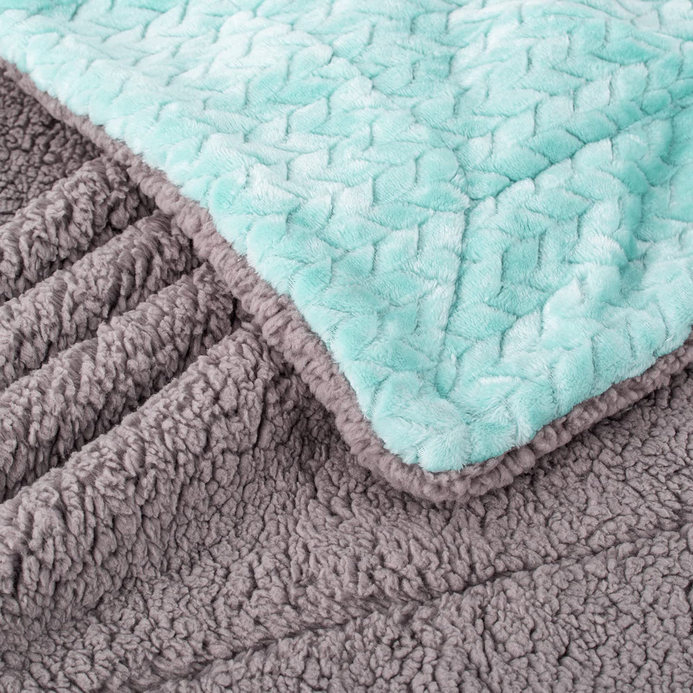 Wonder Miracle fuzzy blanket for stroller keeps baby warm on outings.