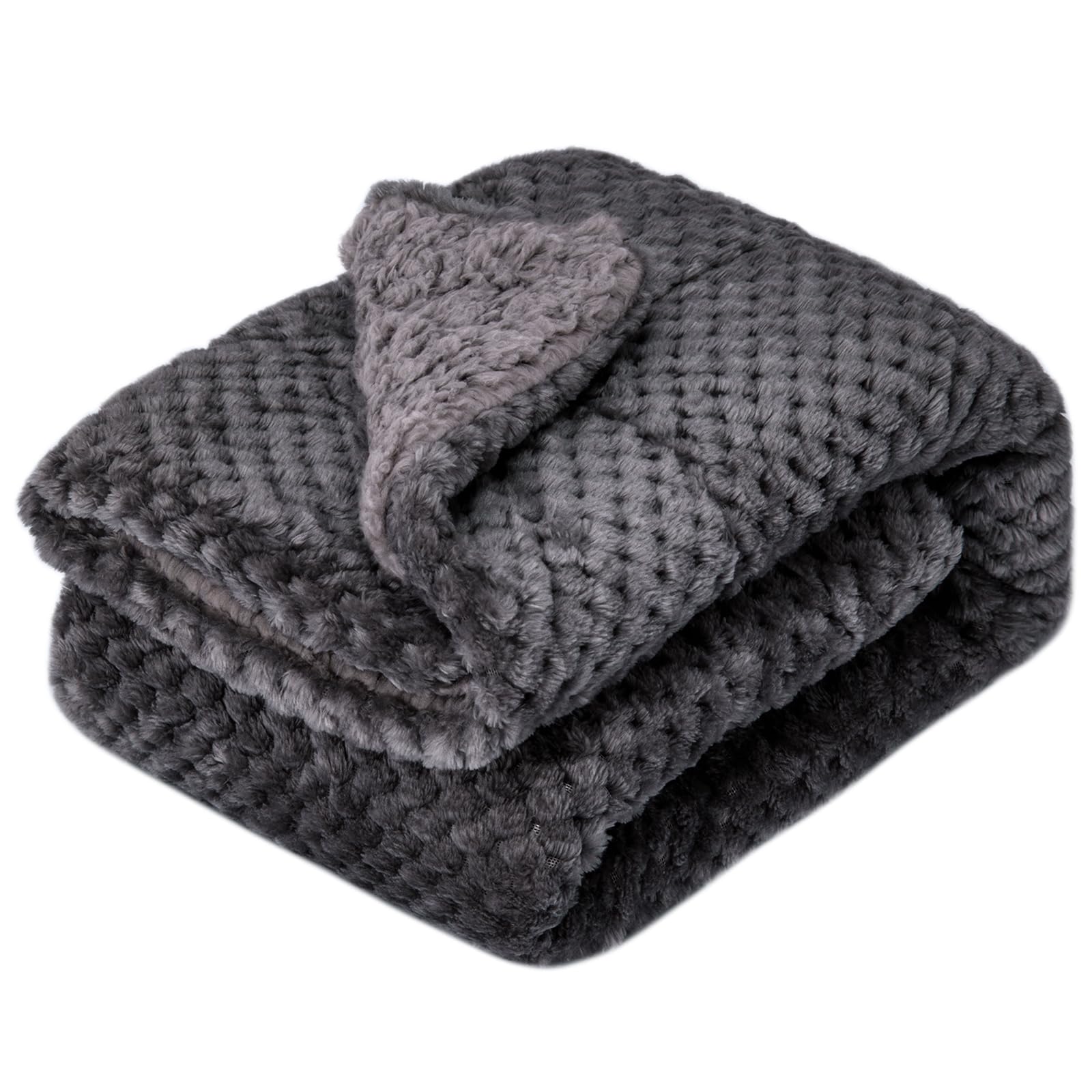 Wonder Miracle fuzzy-sherpa blanket on a baby crib offers soft, warm comfort.