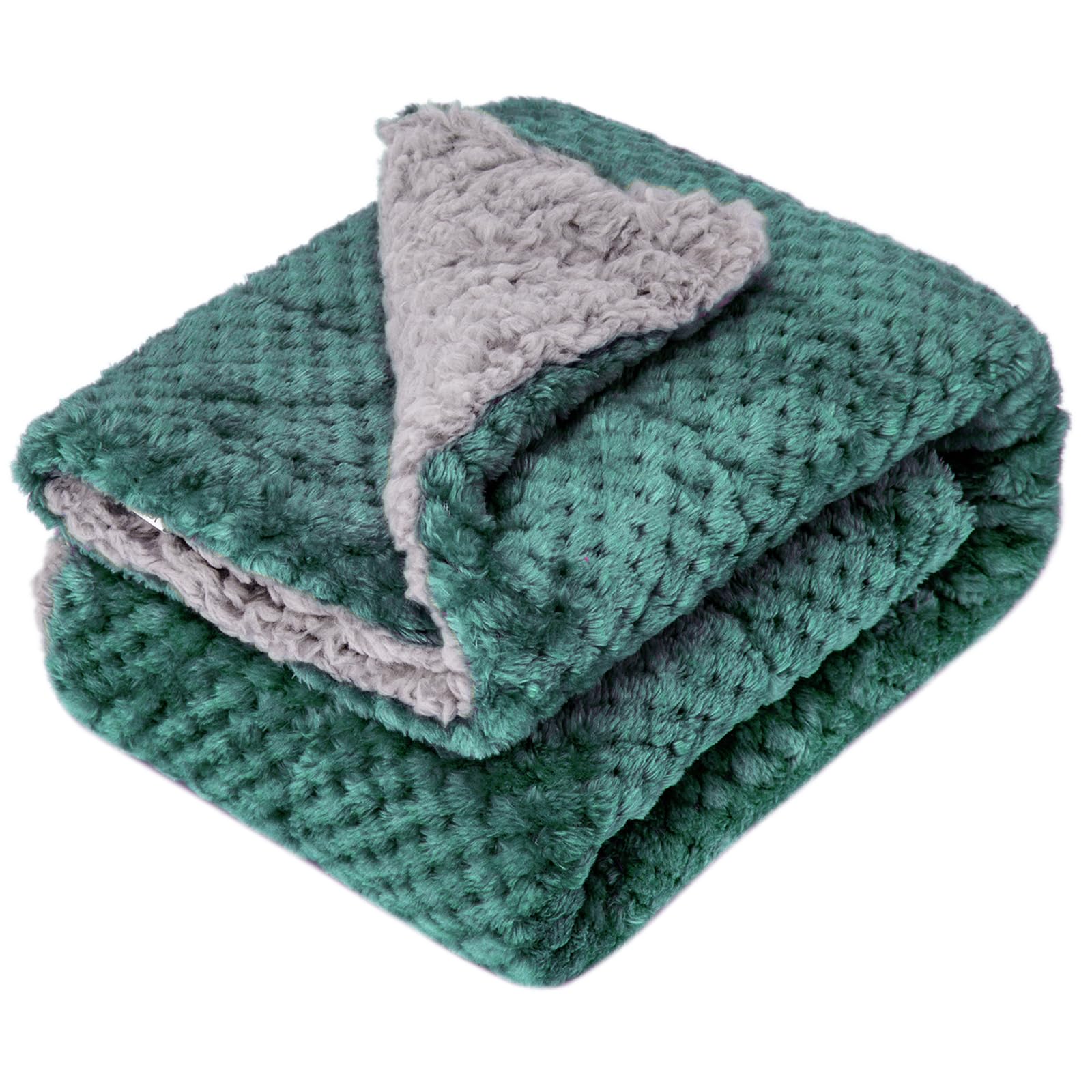 Wonder Miracle fuzzy sherpa blanket with soft texture for cozy baby naps