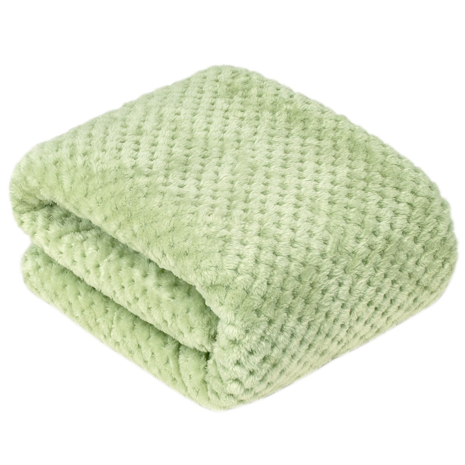 Wonder Miracle fuzzy sherpa blanket used as swaddle for newborn comfort.