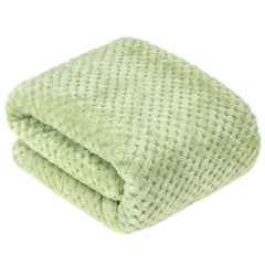 Wonder Miracle fuzzy sherpa blanket used as swaddle for newborn comfort.