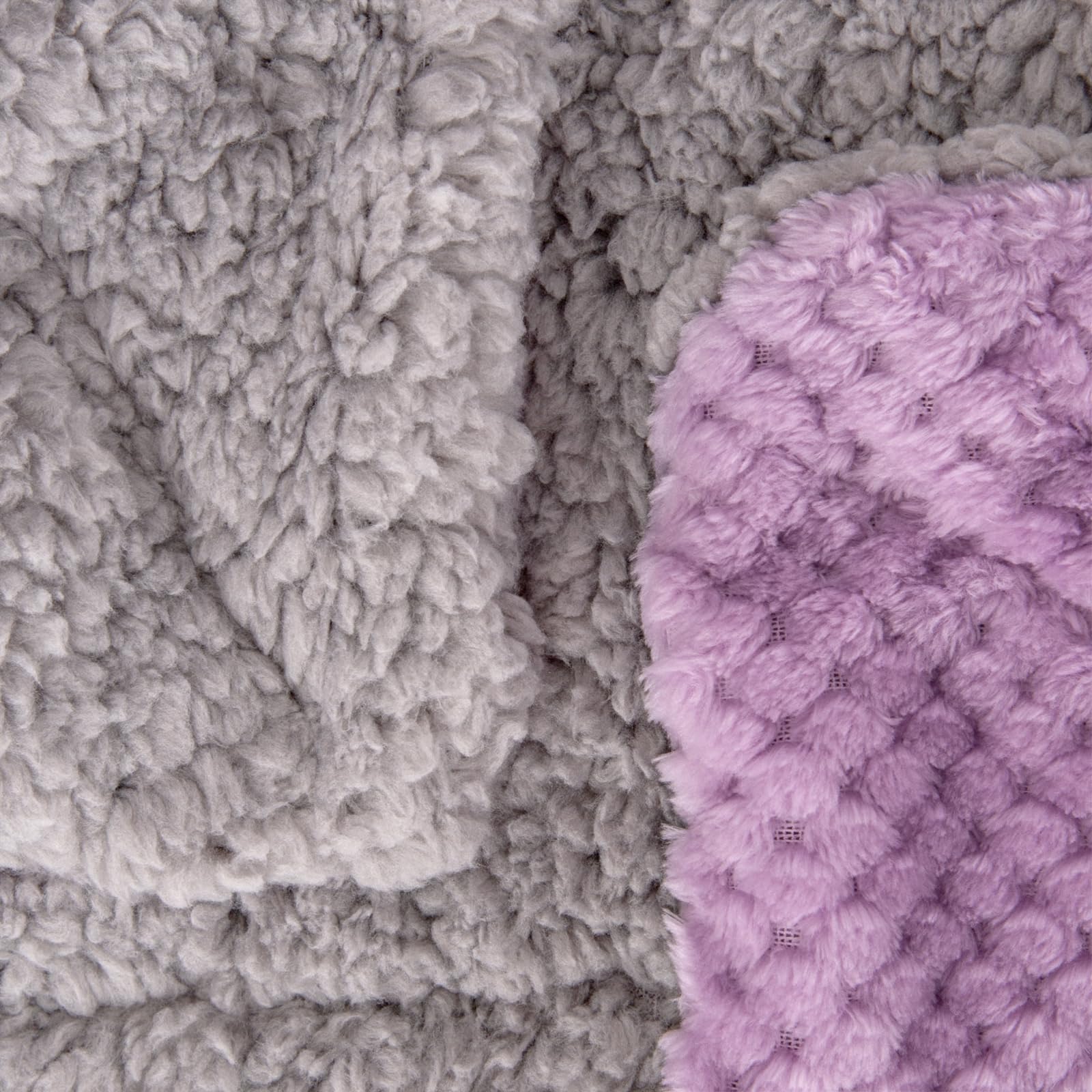 Wonder Miracle fuzzy sherpa blanket as a crib blanket for added nap-time warmth.