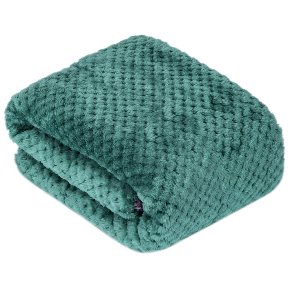 Wonder Miracle reversible design blanket showing two textures for crib or stroller use